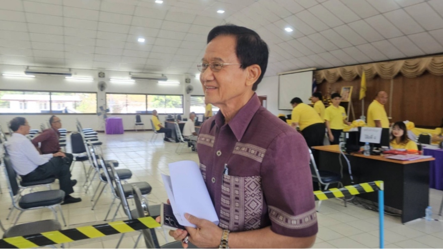 Ủy ban Bầu cử Thái Lan tiếp nhận hồ sơ đăng ký tranh cử ghế thượng nghị sỹ