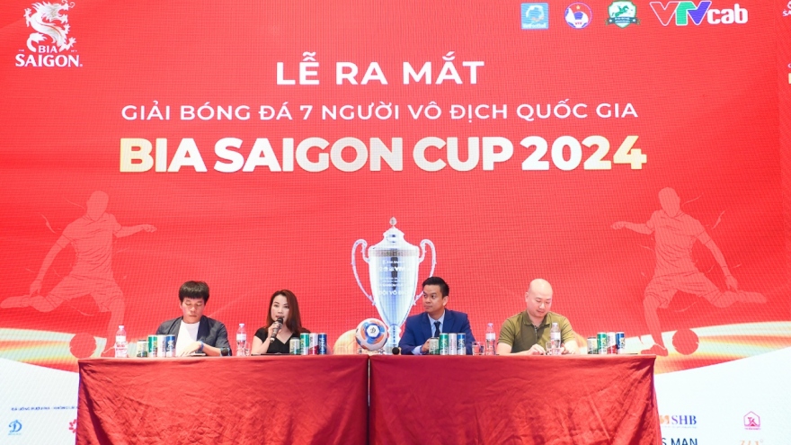 Chính thức khởi tranh giải bóng đá 7 người vô địch quốc gia 2024