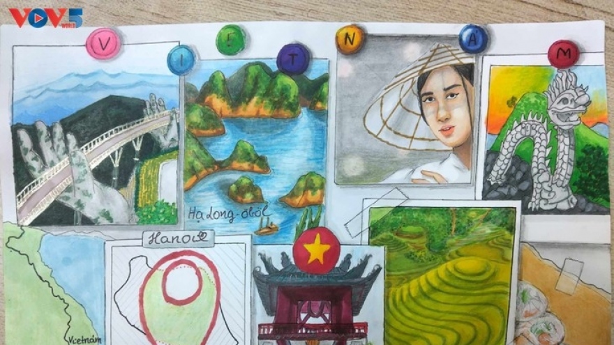 Painting contest about Vietnam attracts Hungarian students