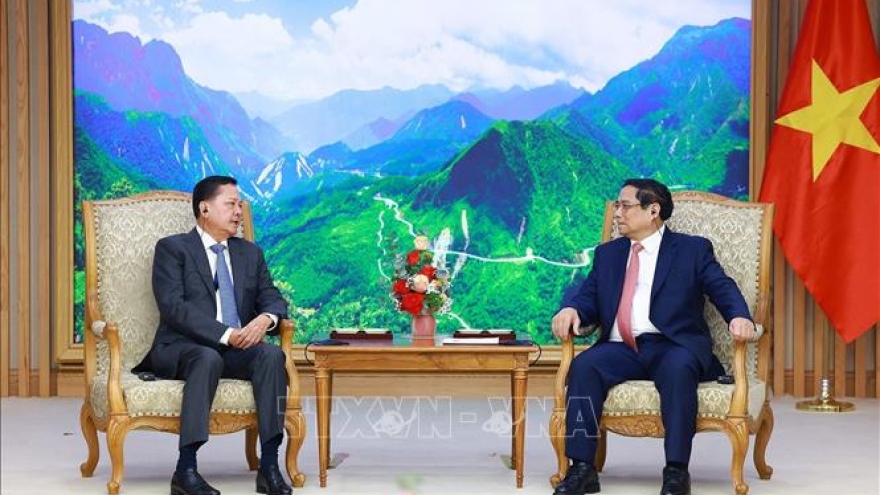 Thủ tướng Phạm Minh Chính tiếp Phó Thủ tướng Campuchia Neth Savoeun