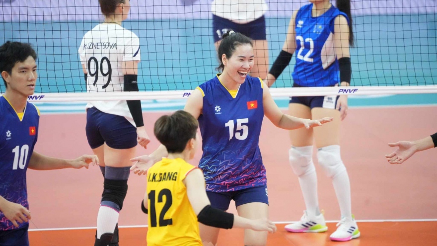 Vietnam defeat Kazakhstan, storm into AVC Challenge Cup semi-finals