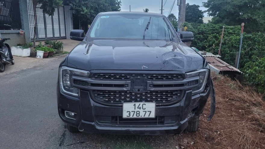 Tạm giữ tài xế ô tô gây tai nạn rồi bỏ chạy ở TP.Pleiku