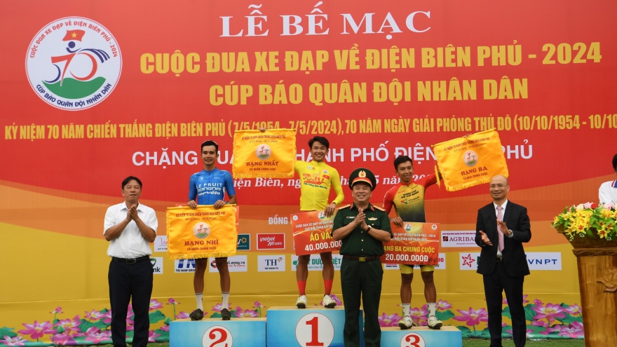 Đua xe đạp Về Điện Biên Phủ 2024: Phạm Lê Xuân Lộc lập siêu kỉ lục chung cuộc