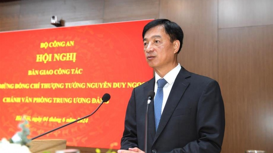 Hội nghị bàn giao công tác đối với Thượng tướng Nguyễn Duy Ngọc