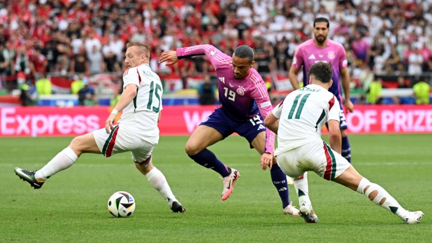 Kết quả bảng A EURO 2024 đêm 19/6: Đức nhọc nhằn "vượt ải" Hungary