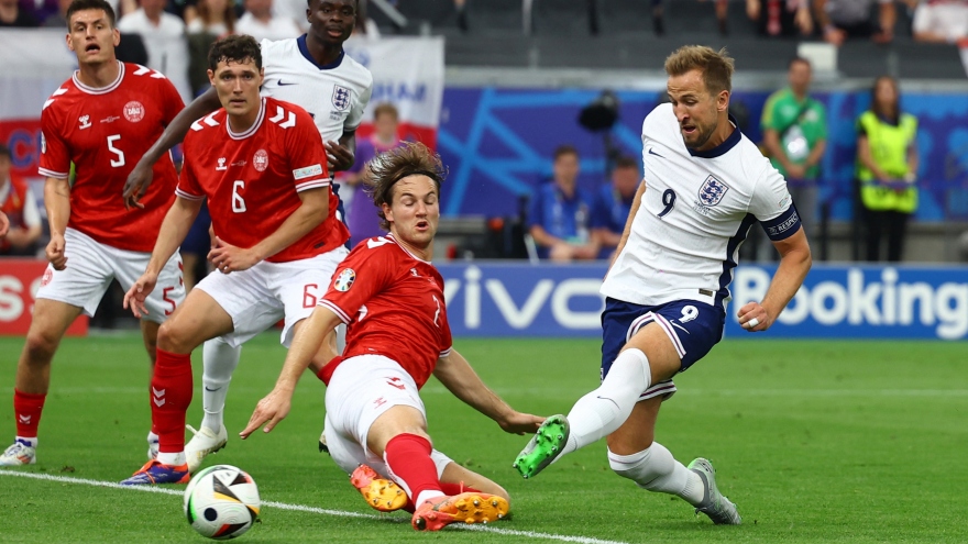 Kết quả EURO 2024: ĐT Anh hoà thất vọng trước ĐT Đan Mạch