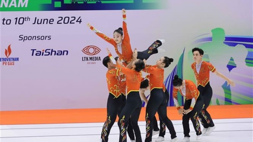 Vietnam dominate Asian Aerobic Championships