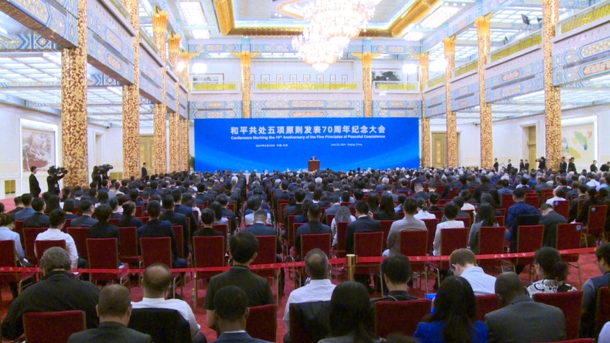 Trung Quốc tổ chức Lễ kỷ niệm 70 năm ra đời 5 nguyên tắc chung sống hòa bình