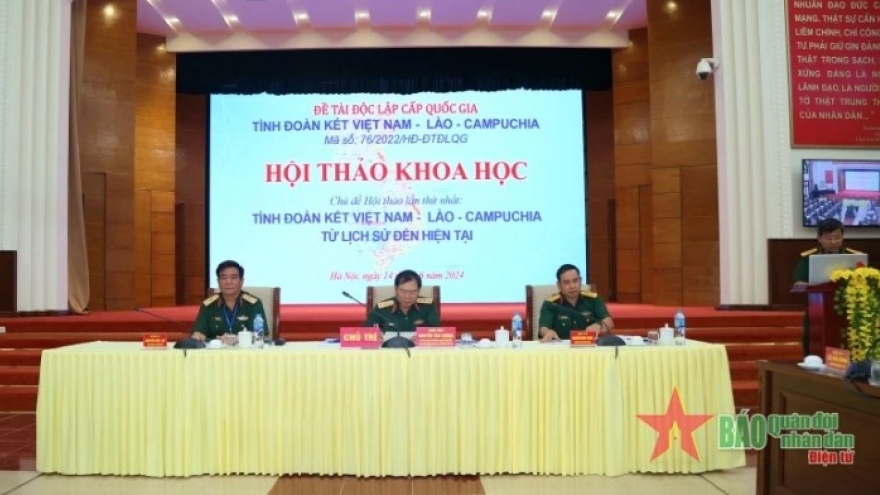 First scientific conference on Vietnam-Laos-Cambodia solidarity held in Hanoi