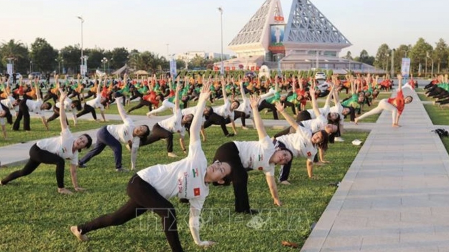 10th International Yoga Day celebrated in Ninh Thuan