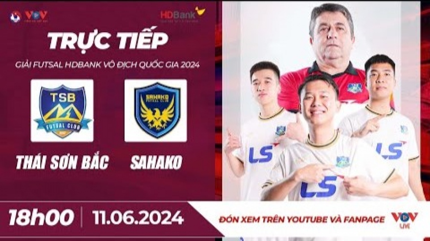 Xem trực tiếp Thái Sơn Bắc vs Sahako - Giải Futsal HDBank VĐQG 2024