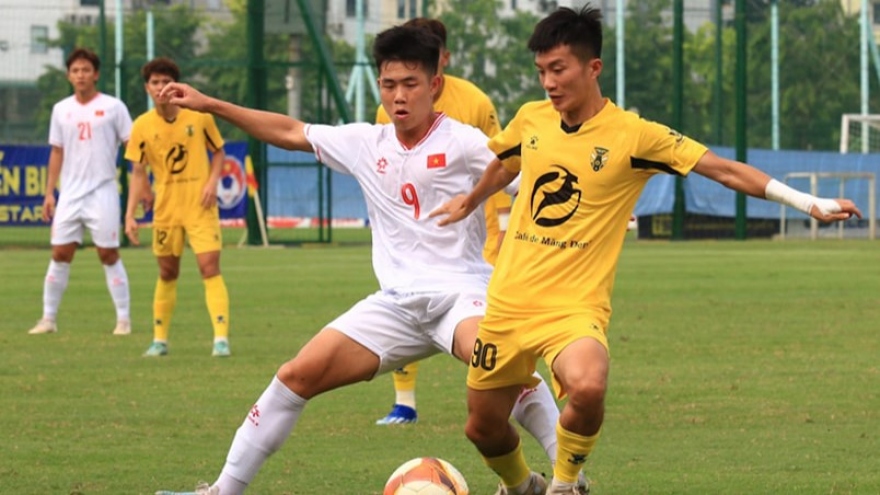 U19 Việt Nam thua U19 Trung Quốc trong trận mở màn giải U19 quốc tế