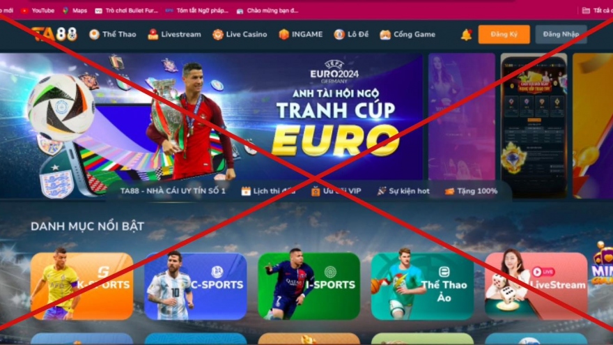 Cảnh báo tội phạm tổ chức đánh bạc dưới hình thức cá độ bóng đá mùa EURO 2024