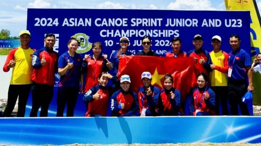 Local canoeists bring home six golds at Asian tournament