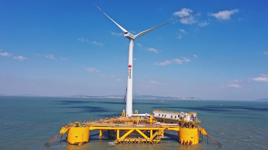 Trung Quốc đưa dự án điện gió-ngư nghiệp đầu tiên trên thế giới vào hoạt động