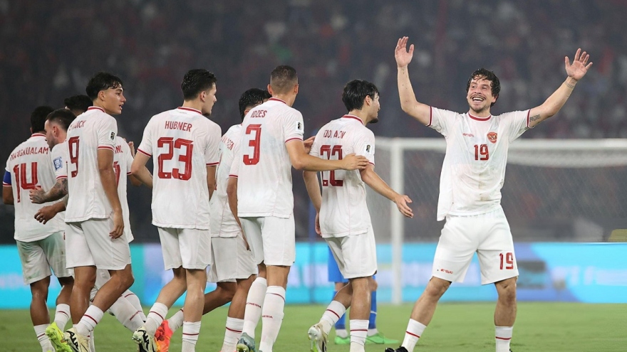 ĐT Indonesia thắng Philippines, ĐT Việt Nam chia tay vòng loại World Cup 2026