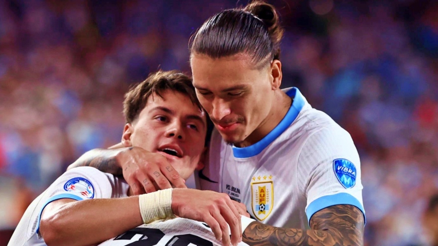Bảng xếp hạng “Vua phá lưới” Copa America 2024: Darwin Nunez dẫn đầu