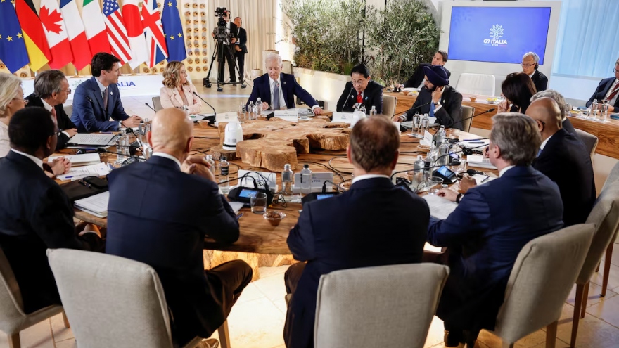 G7 đồng ý cho Ukraine vay 50 tỷ USD từ tài sản bị đóng băng của Nga