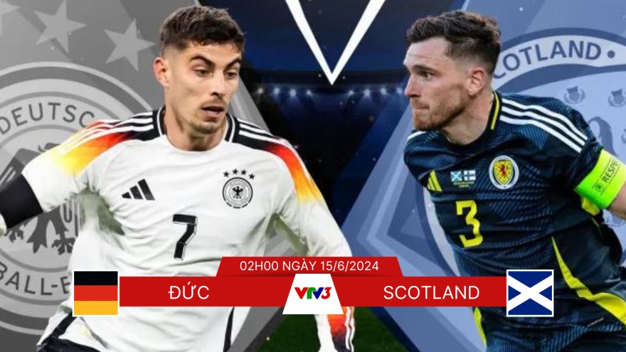 Xem trực tiếp trận khai mạc EURO 2024 giữa Đức - Scotland ở đâu?