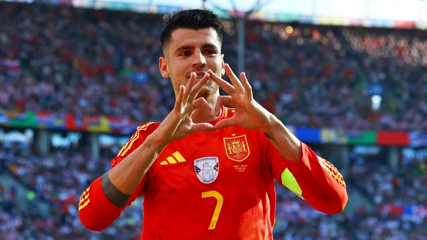 Morata cán cột mốc ấn tượng ở EURO 2024, chỉ thua Platini và Ronaldo