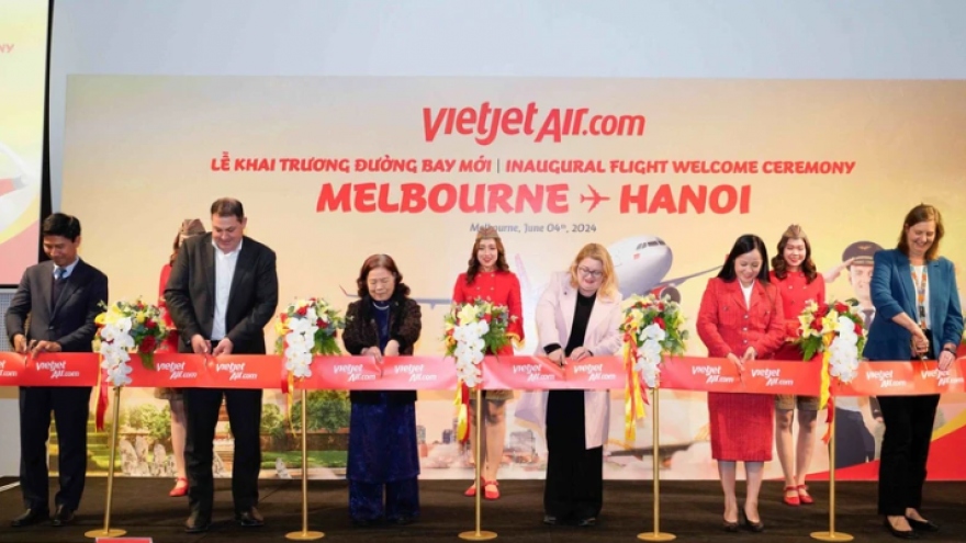 Vietjet opens Hanoi- Melbourne route