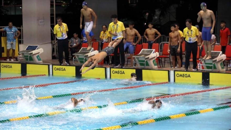 Vietnamese swimmers secures 5 golds at ASEAN Schools Games