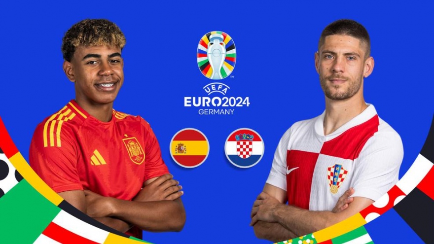 Xem trực tiếp trận ĐT Tây Ban Nha vs ĐT Croatia EURO 2024 ở đâu?