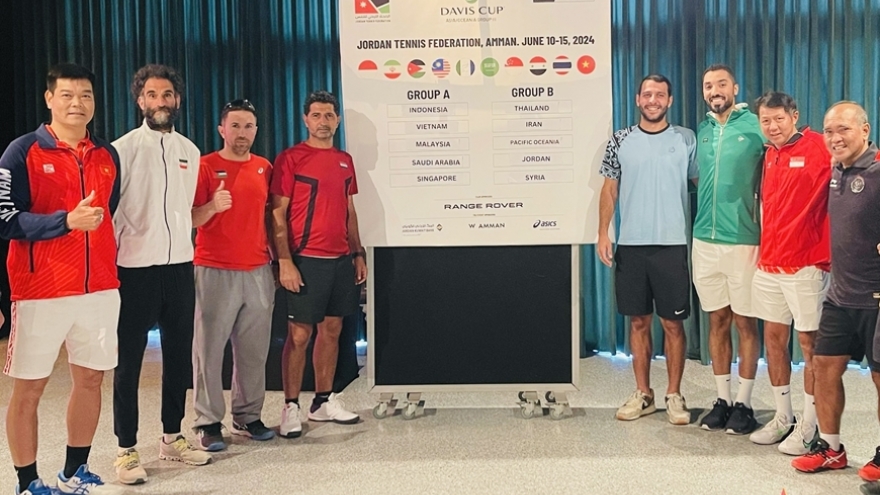 Vietnam in same group with Indonesia, Malaysia at Davis Cup's World Group III