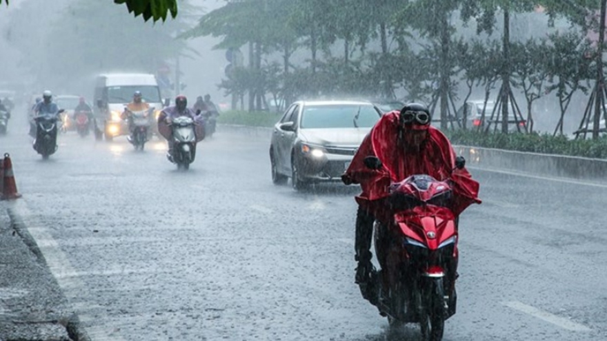 Thời tiết ngày 2/6: Thủ đô Hà Nội có mưa rào và dông vào chiều tối