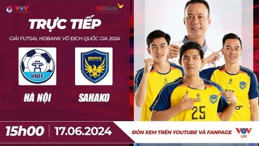 Xem trực tiếp Hà Nội vs Sahako - Giải Futsal HDBank VĐQG 2024