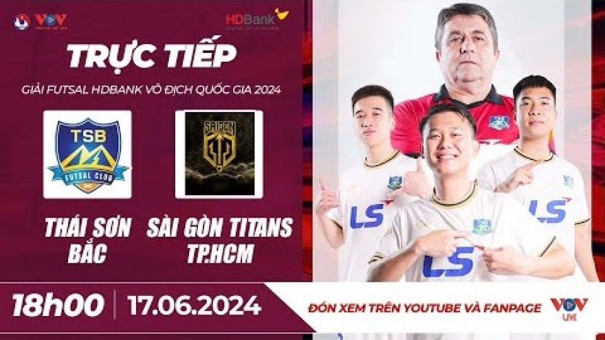 Xem trực tiếp Thái Sơn Bắc vs Sài Gòn Titans - Giải Futsal HDBank VĐQG 2024