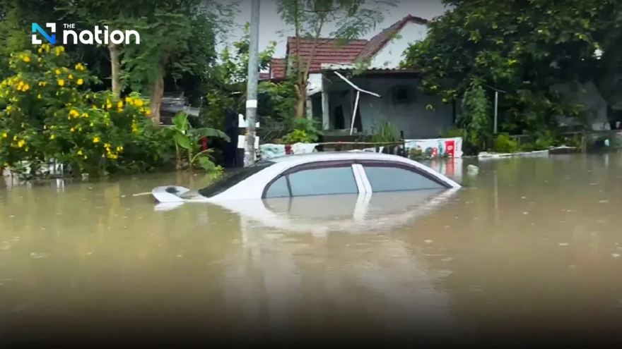Cảnh báo mưa lớn kèm lũ ở Pattaya và miền Đông Thái Lan