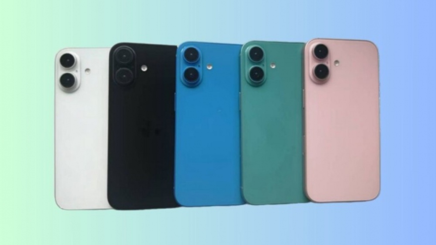 Hình ảnh iPhone 16 lộ diện với 5 lựa chọn màu sắc cùng thiết kế hấp dẫn