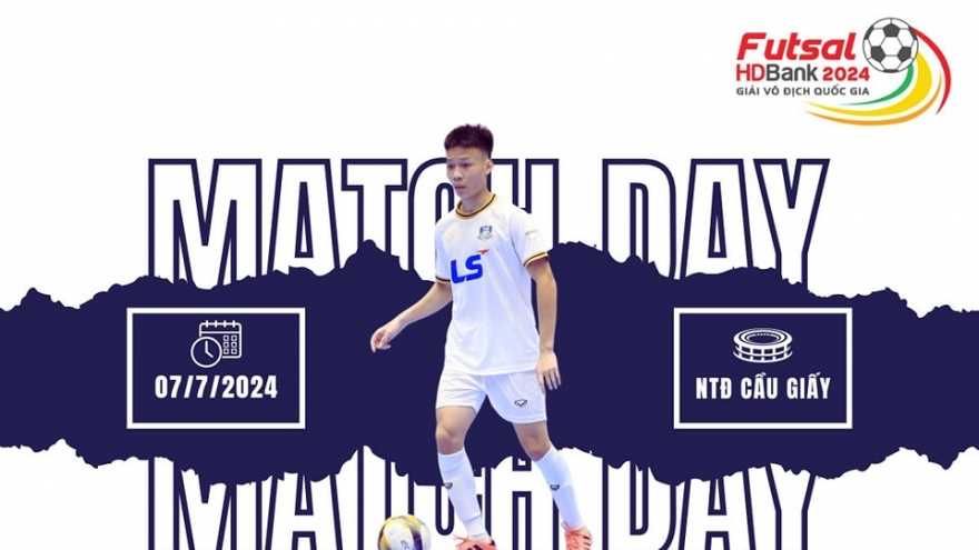 Lịch thi đấu và trực tiếp giải Futsal HDBank VĐQG 2024 hôm nay 7/7