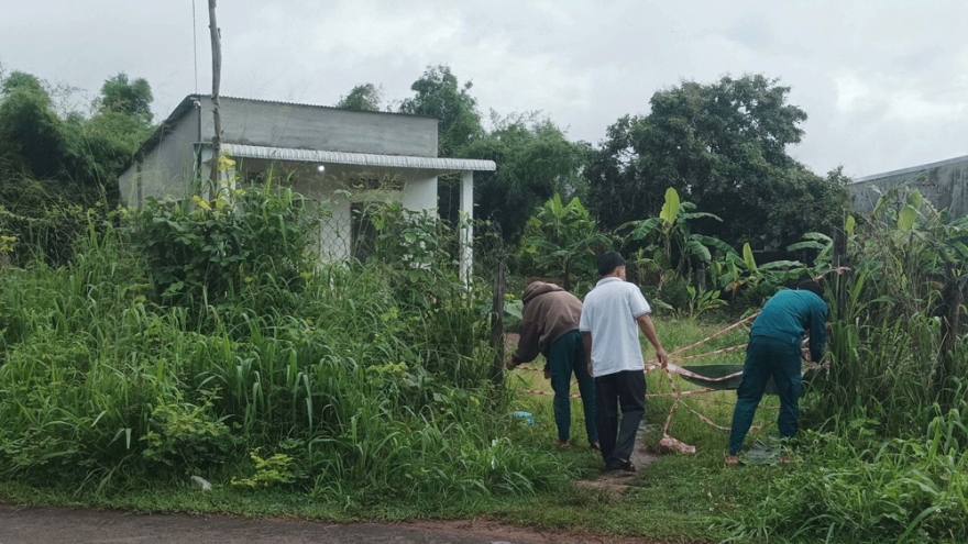 Thi thể người phụ nữ ở Bình Phước bị thiêu cháy trong phòng tắm, nghi án mạng