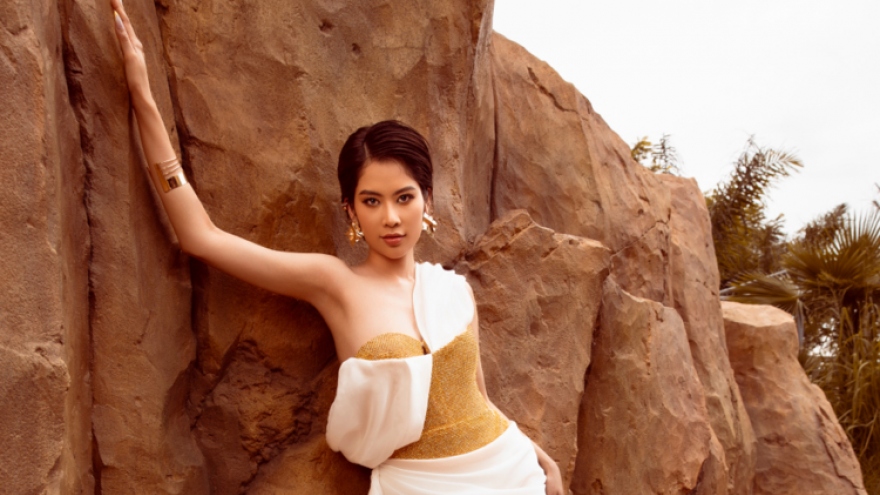 Lệ Nam đọ sắc Bùi Lý Thiên Hương trong bộ ảnh profile Miss Grand Vietnam 2024