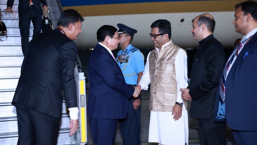 PM Pham Minh Chinh arrives in New Delhi for State visit to India