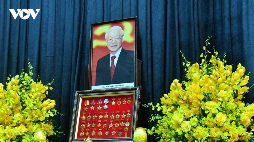 Memorial service, funeral procession for Party leader Nguyen Phu Trong