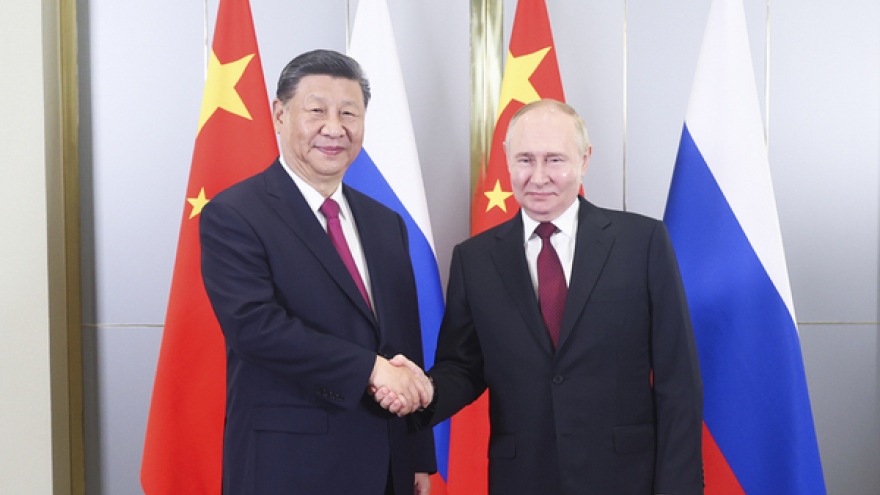 Chủ tịch Trung Quốc kêu gọi bồi đắp giá trị độc đáo của quan hệ Trung-Nga