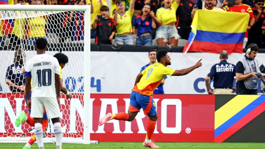 Kết quả Copa America 2024: Colombia vào bán kết sau trận thắng đậm
