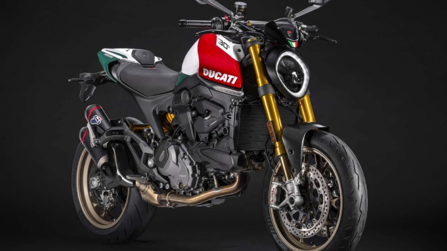 Ducati Monster 30° Anniversario 2024 phiên bản giới hạn 500 chiếc, giá hơn 670 triệu đồng