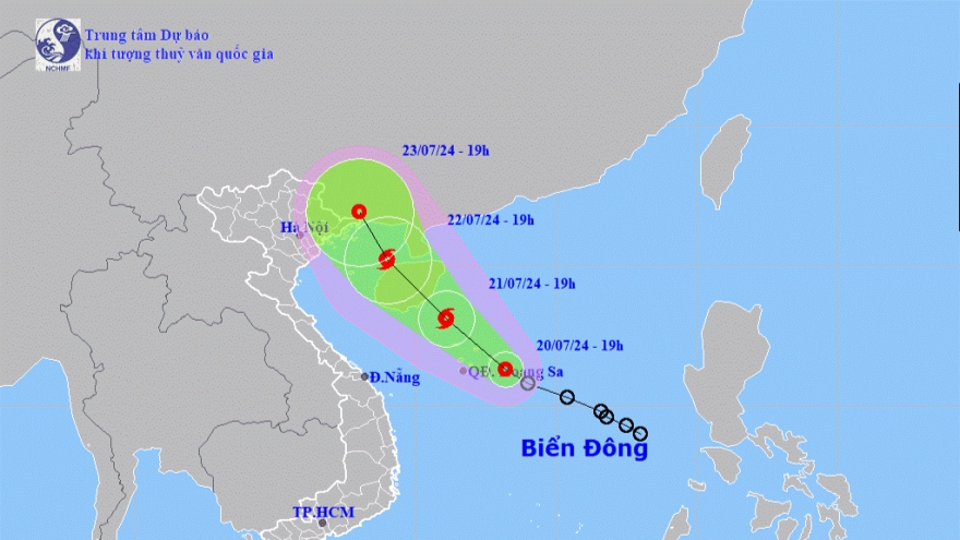 Áp thấp nhiệt đới có khả năng mạnh lên thành bão trong 24 giờ tới