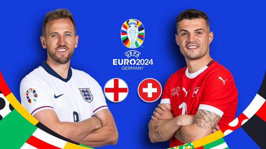 Xem trực tiếp trận Anh vs Thụy Sĩ tứ kết EURO 2024 ở đâu?
