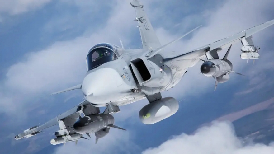 Ukraine sẽ tiếp nhận tiêm kích Gripen từ Thụy Điển