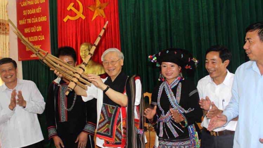 Đồng bào các dân tộc Lai Châu nhớ mãi chuyến công tác của Tổng Bí thư năm 2016