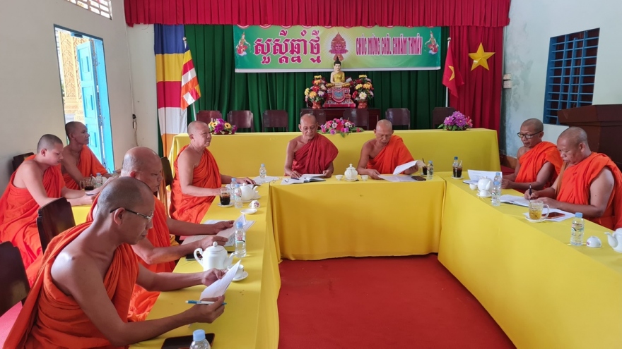Các vị sư Khmer Kiên Giang nghẹn ngào tiễn biệt Tổng Bí thư Nguyễn Phú Trọng