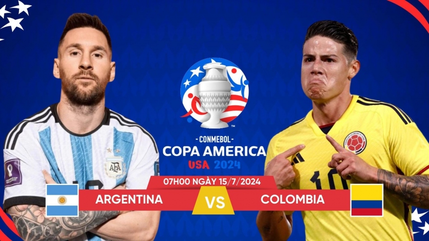 Lịch thi đấu và trực tiếp Copa America 2024 hôm nay 15/7