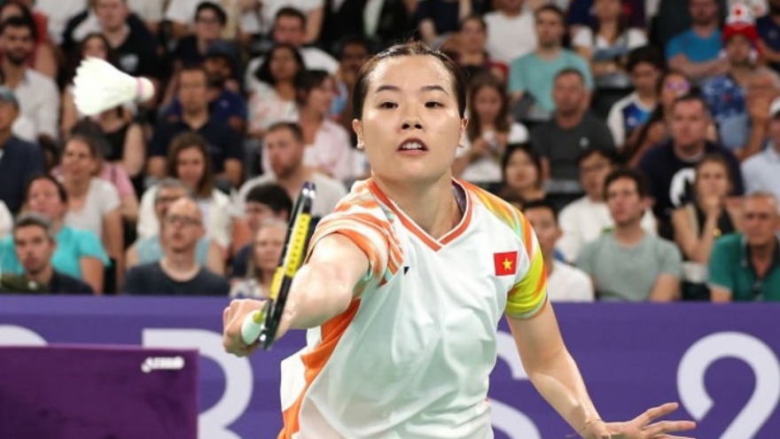 Tay vợt Nguyễn Thùy Linh thắng áp đảo tại Olympic 2024