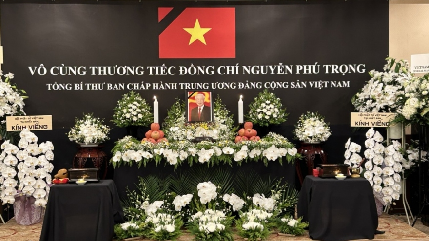 Vietnamese embassies hold tribute-paying ceremonies for Party chief