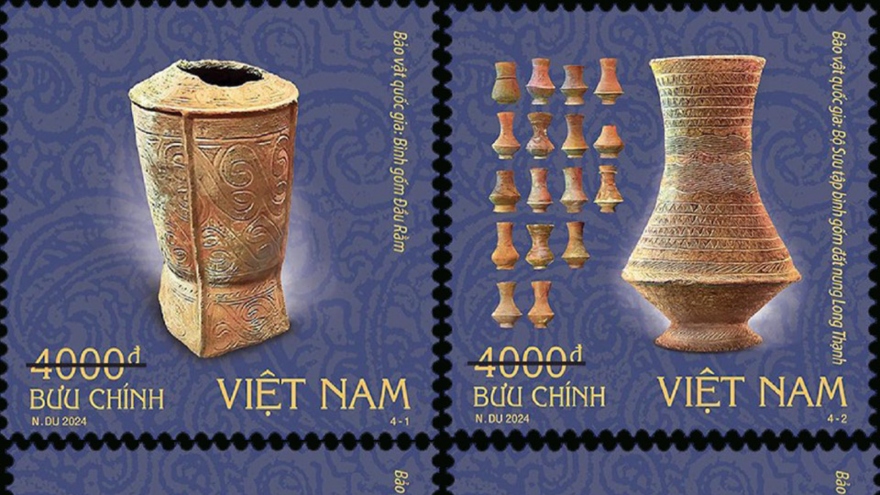 Vietnam releases stamp series highlighting ceramic national treasures